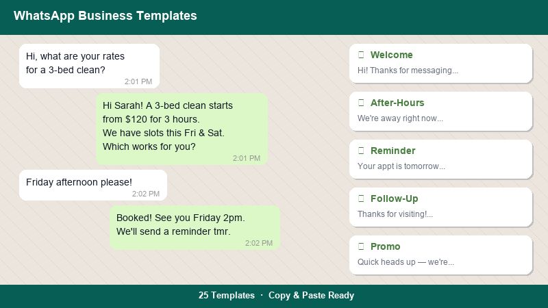 15 WhatsApp Message Templates Singapore Businesses Actually Use